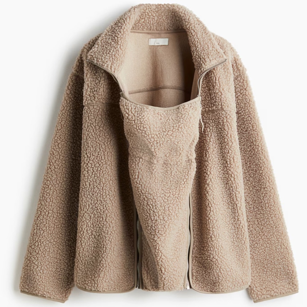 H&M Babywearing Jacket - Beige Size Small NWT